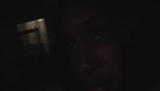 Ebony babe slut picked in front of the store for the fuck