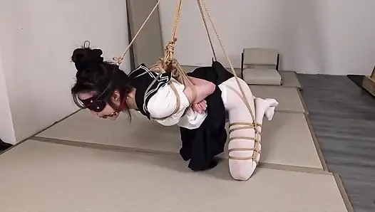 Straight Arm Plus Japanese Reverse Tie Folded Leg Semi-suspension