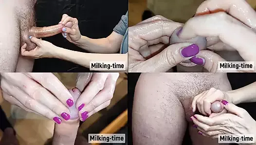 There's Dicks Everywhere! Split-screen Cumpilation 2 Milking-time