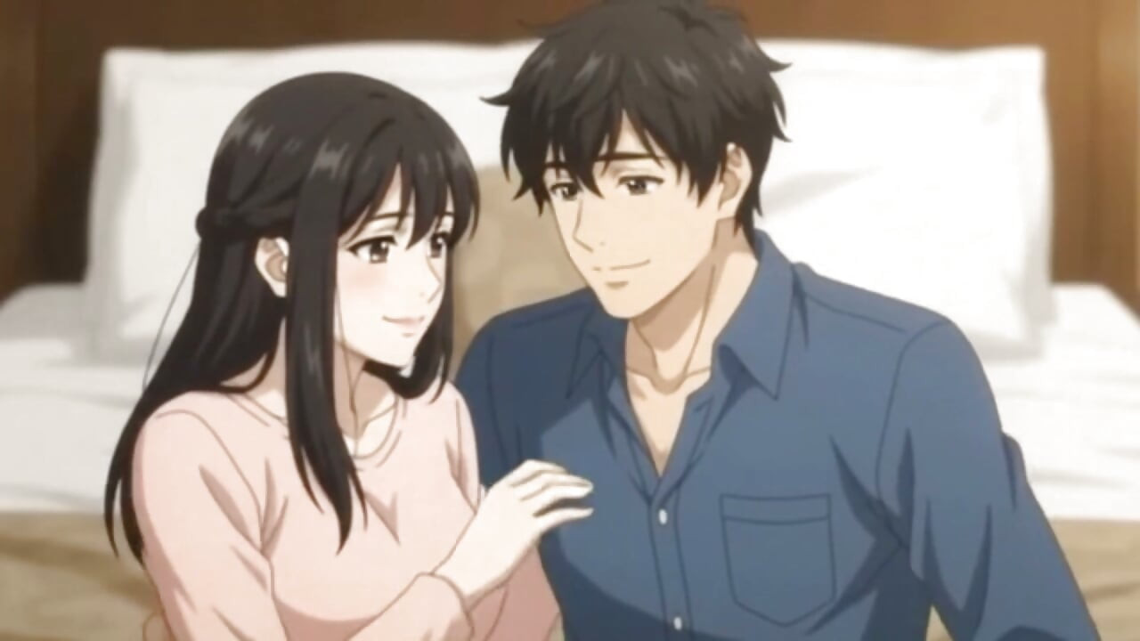 Stepsister and stepbrother share a room in hotel on vacation