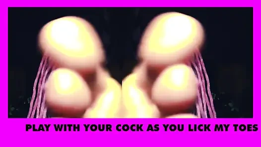 Фут-фетиш, инструкция по дрочке с чувственной инструкцией по поеза для Gooner пареньков с богиней