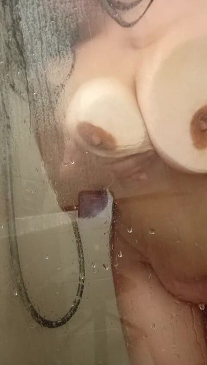 In the shower