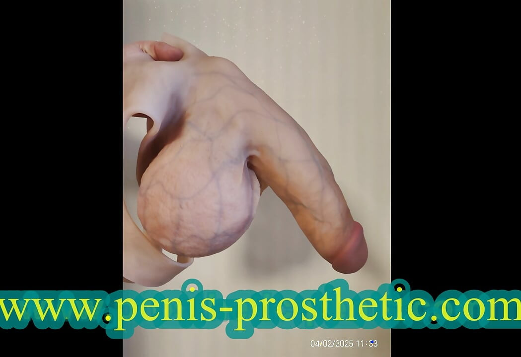 Código de pene grande 1017 con grandes testículos - prostética del pene