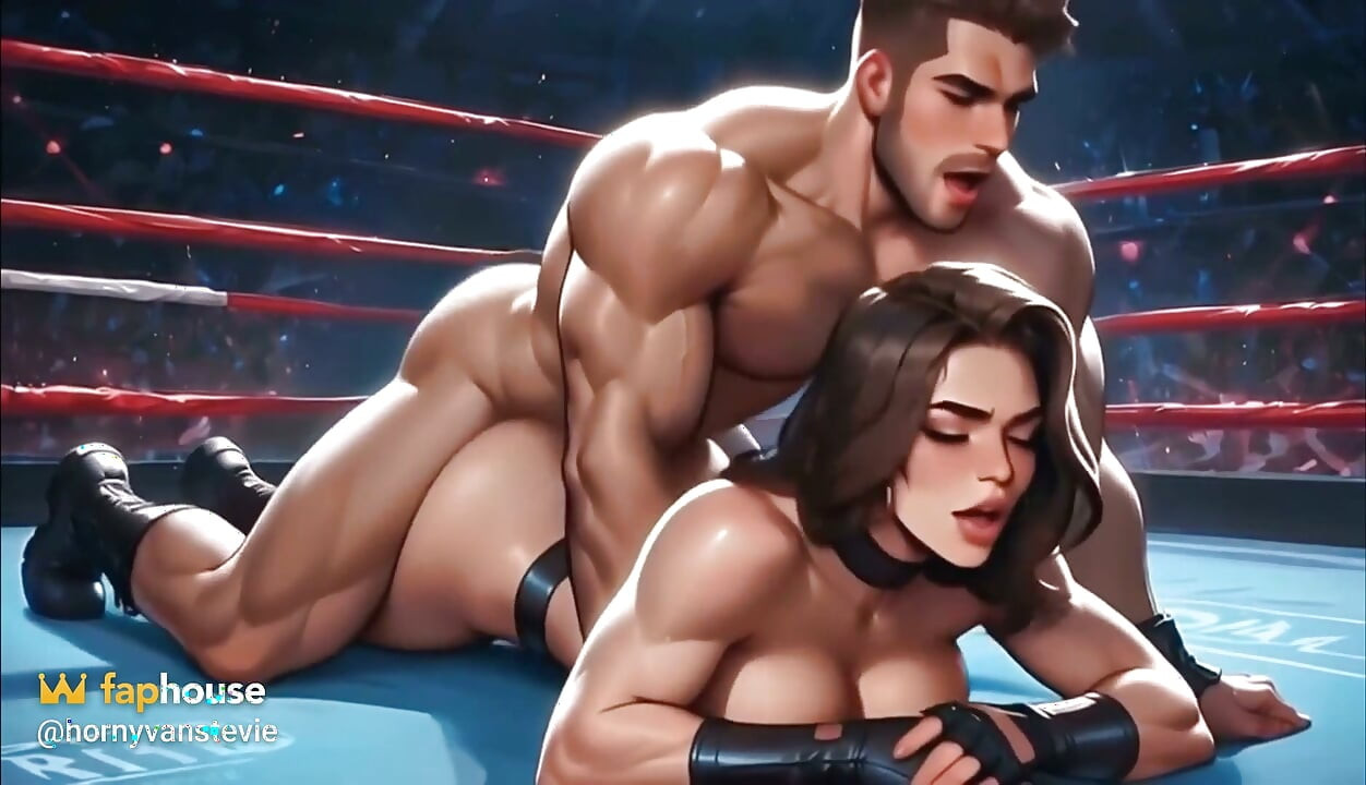 Mulher é fodida no meio do anel