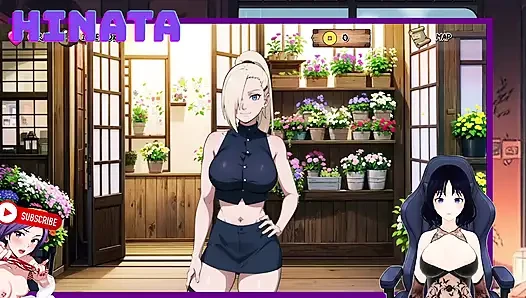 I spy on HINATA while she EXERCISES in the HOSPITAL with a gown and bathrobe, everything is transparent