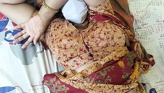 Red color saree cheating Housewife 2