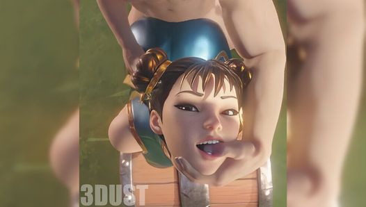 Fortnite - chun-li culo grosso martellato durante il saccheggio (animazione con audio)