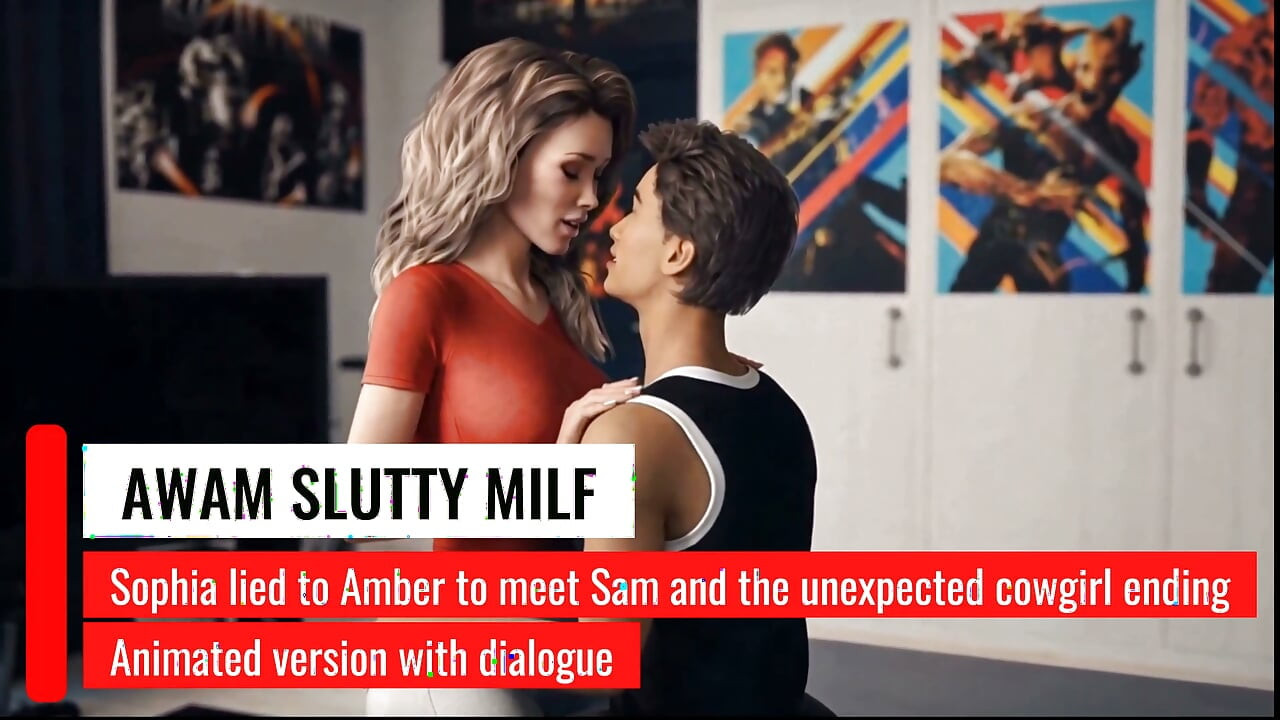 Awam Slutty MILF - Sophia Took the Chance to Quickly Fuck Sam Once Before Heading to the Ranch