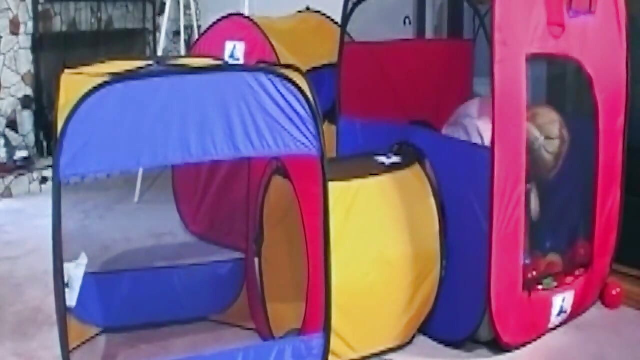 Mature Blonde MILF Takes BBC Deep in Play Tent