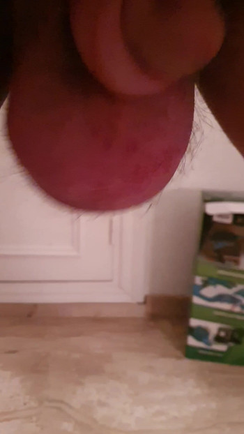 Me swinging my saline balls