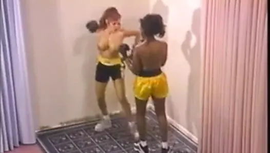 Naked Interracial Boxing (requested slow-mo)