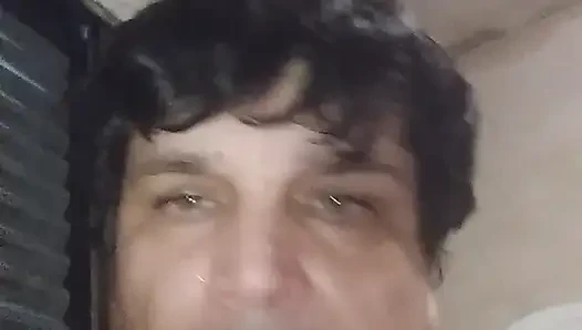 Yüzümü boşalma ile doldurdu
