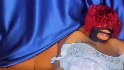 Sexy tropfende muschi einer schwangeren frau