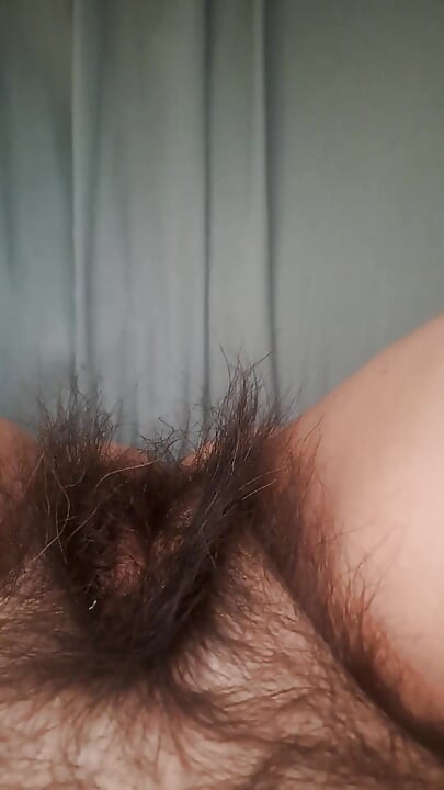 MILF Touching Her Hairy Pussy