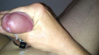 Orgasm after anal play.