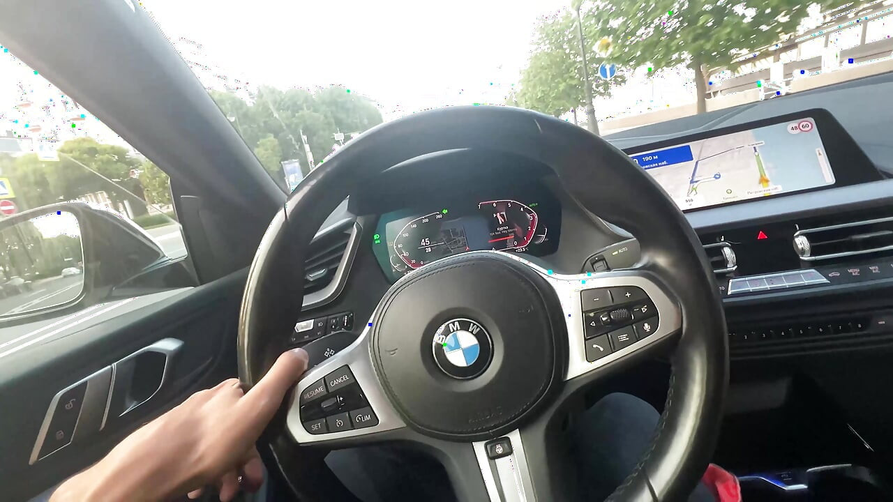 Blowjob während der fahrt