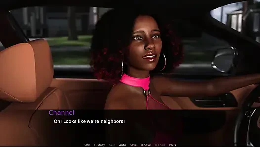 Çikolatalı pişirme 1 iri güzel kadınla bir şehre taşındı