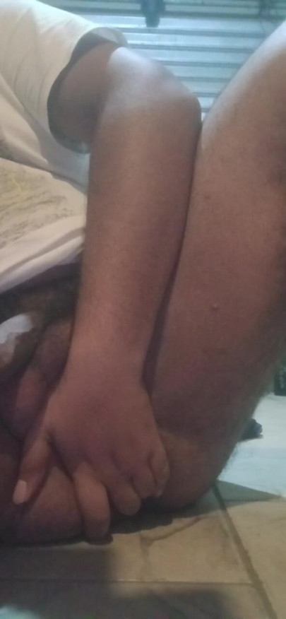 Passive chubby fingering himself