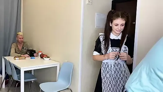 schoolgirl fucks with her classmate