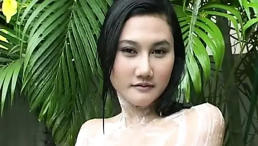Permainan susu Asia yang menggemaskan