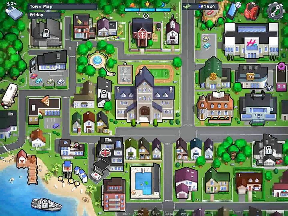 Summertime saga: cougar MILF caught a guy with his big dick in his hands ep 153