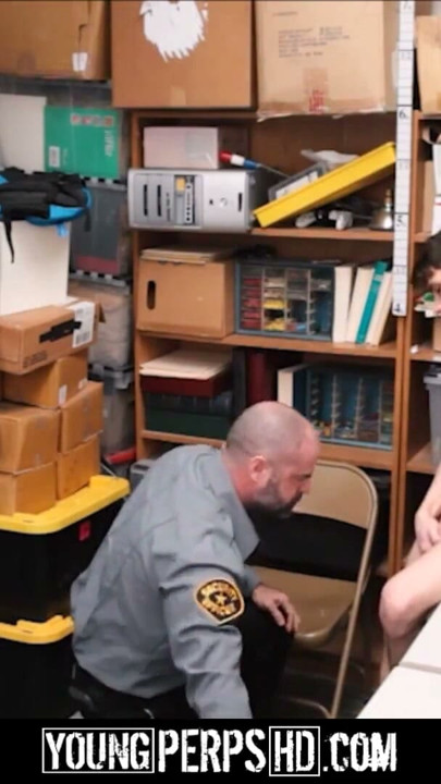 Straight Twink Boy Fucked By Bear Officer For No Cops Called | Clip 1
