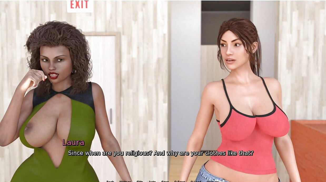 Laura lustful secret - oyun - rol yapma - Kisha dükkanında papazı memnun ediyor