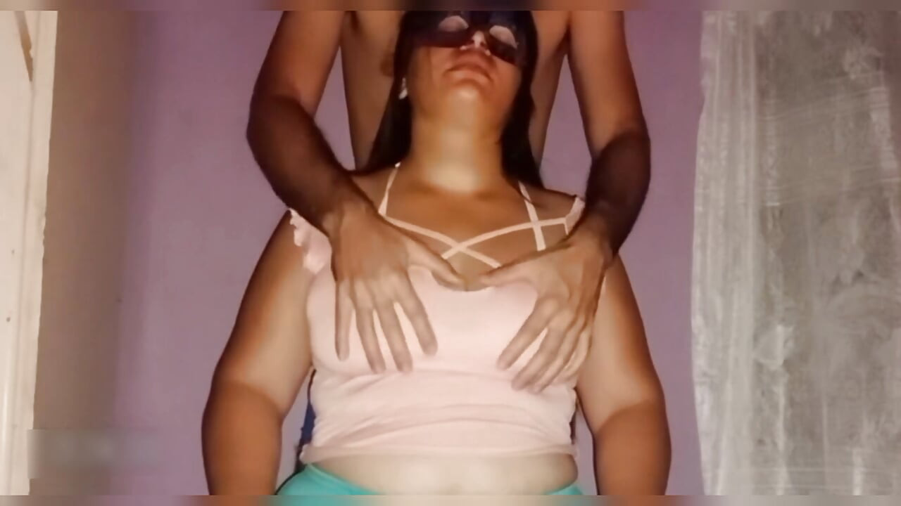 My husband is addicted to sucking my big natural tits, that's why after a massage he fills me with hot milk