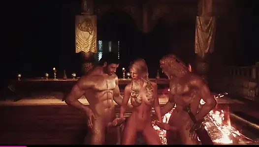 Skyrim osex üçlü grup seks