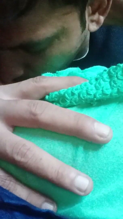 Horny girlfriend kissing so lovely with boyfriend and sucking boobs | Clip 1