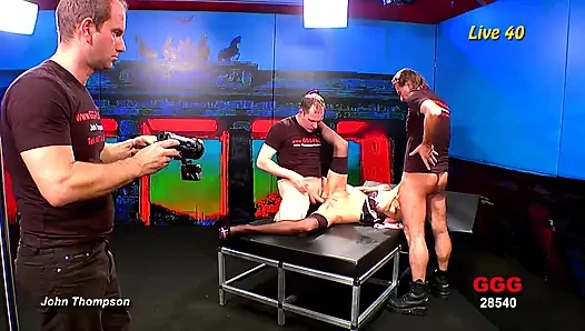 Ggg John Thompson - Aymie Live40 Wild Gangbang Fuckfest