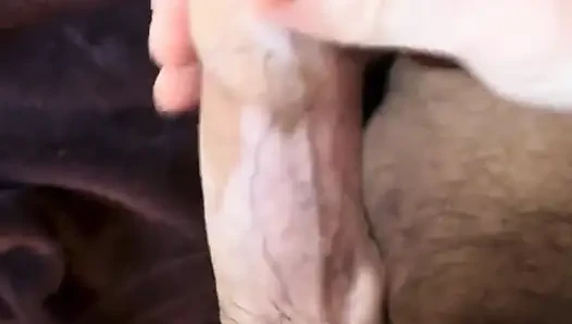 Hot handjob on a lonely night.