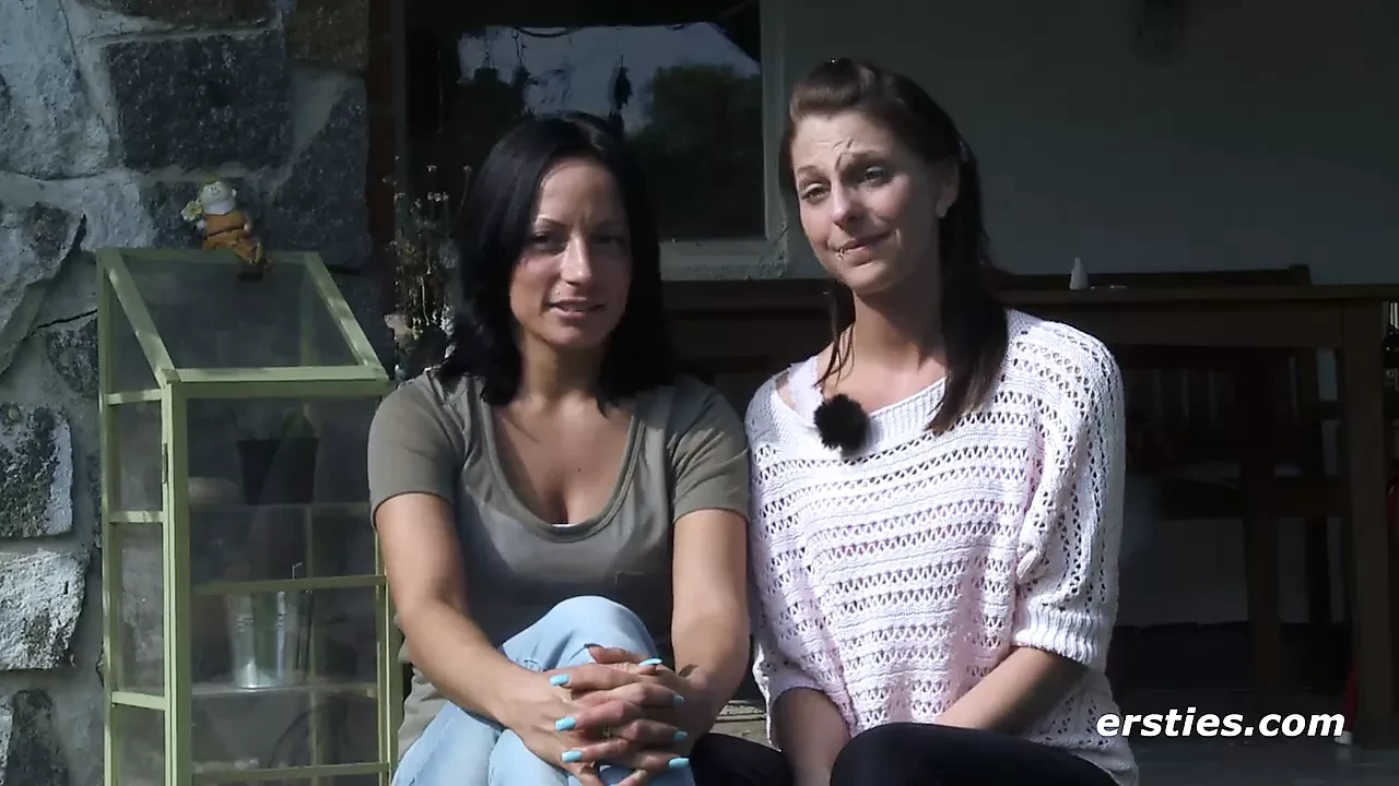 Mia and Sara Outdoor Lesbian Fun - ersties