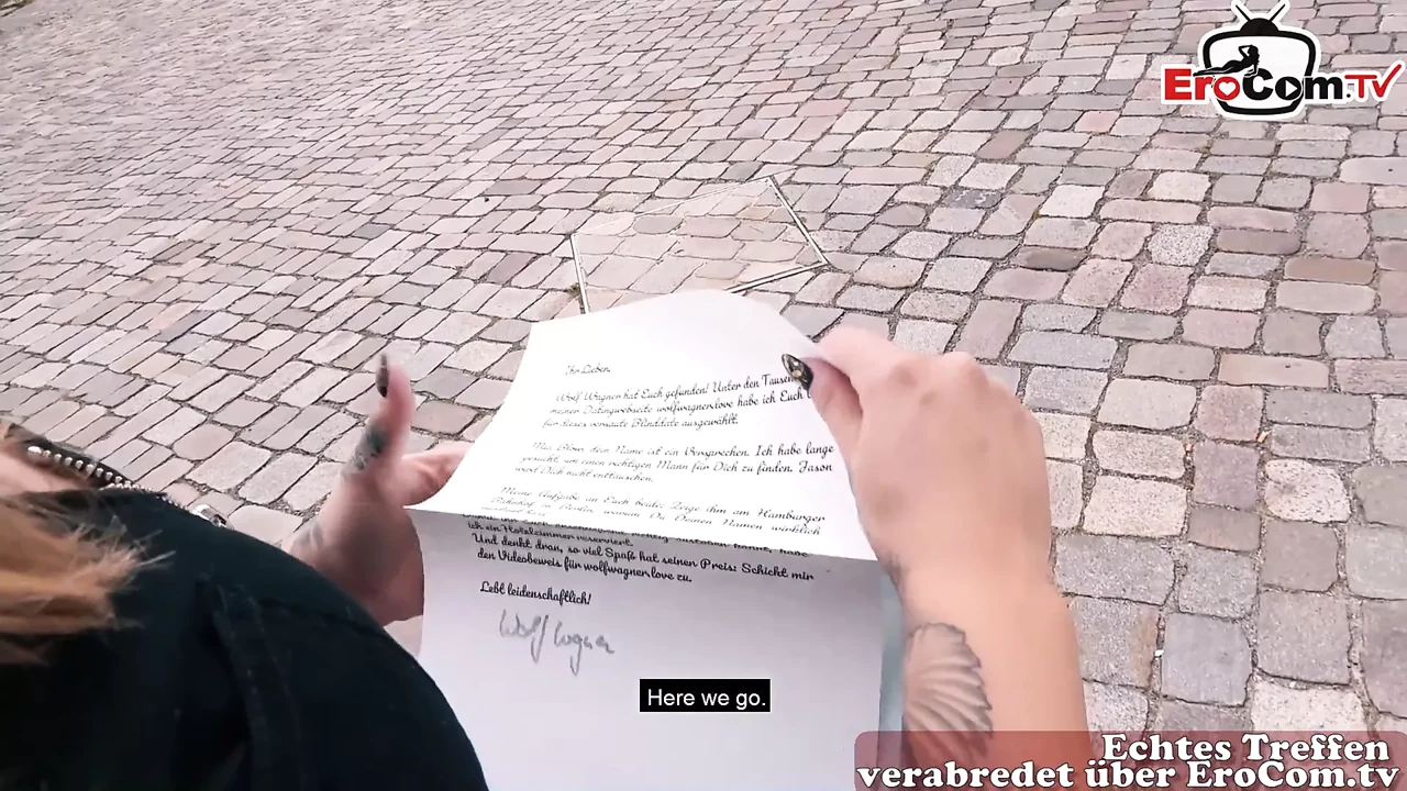 German Tattoo BBW Milf make Sexdate with EroCom Date pick up