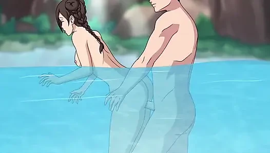 Intensiv im pool-sex