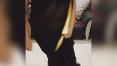 Sexy negro sari striptease