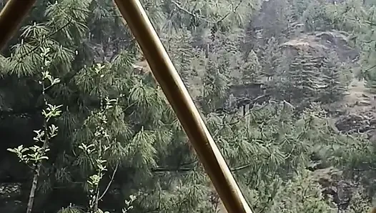 Bagian akhir - seks luar ruangan sama gadis asing di hutan