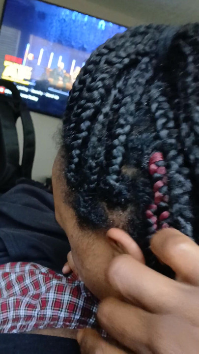 Getting some quick has from a ebony redbone