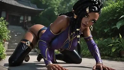 Senna League Of Legends, хентай, подборка, раздевание и соблазнение большими сиськами