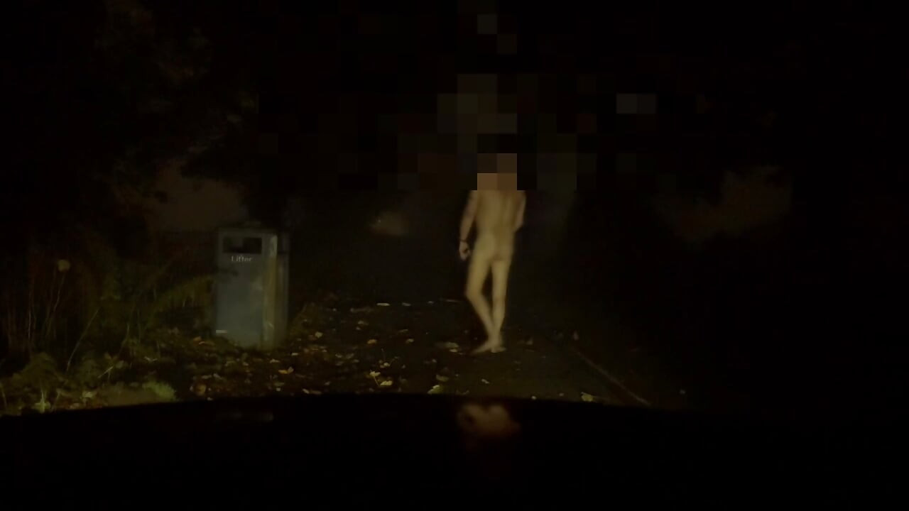 Edging my cock naked and barefoot in cay places till I cum