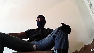 Two Angles - Balaclava, Jeans, Boots, Gloves
