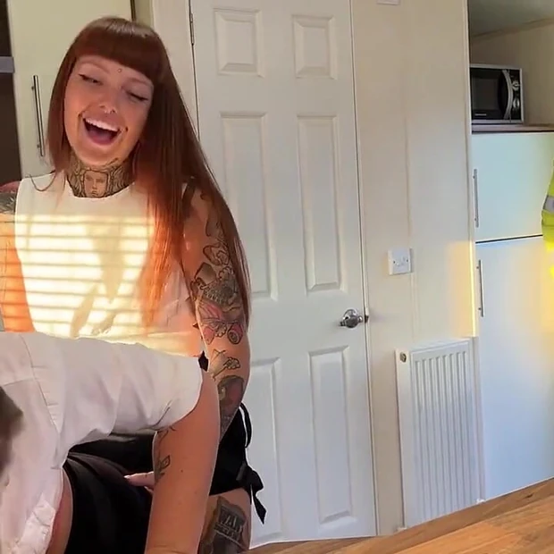 Anal Threesome at the Office Hardcore