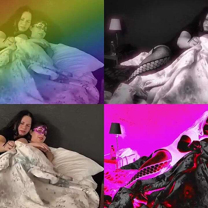 Video untuk penggemar, inisiasi lesbian, menjelajahi dengan teman