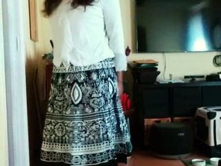 Расклешенная юбка в винтажном стиле