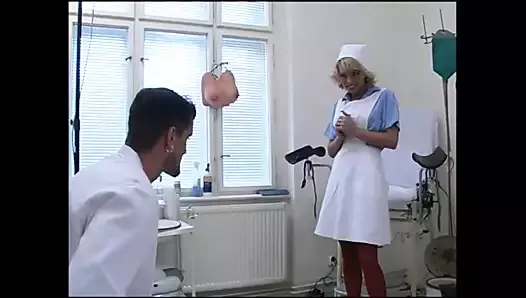 Sexy nurse fucked hard from behind