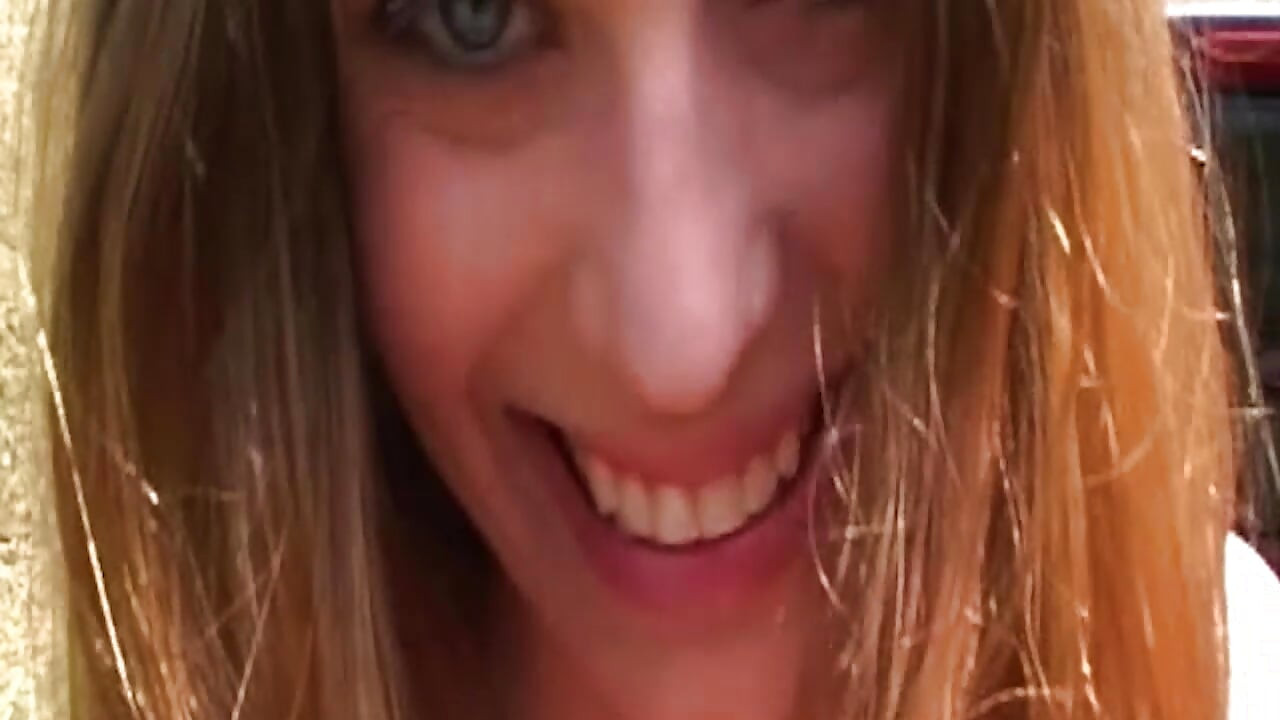 Mature Blonde MILF Takes Cock Deep in Truck