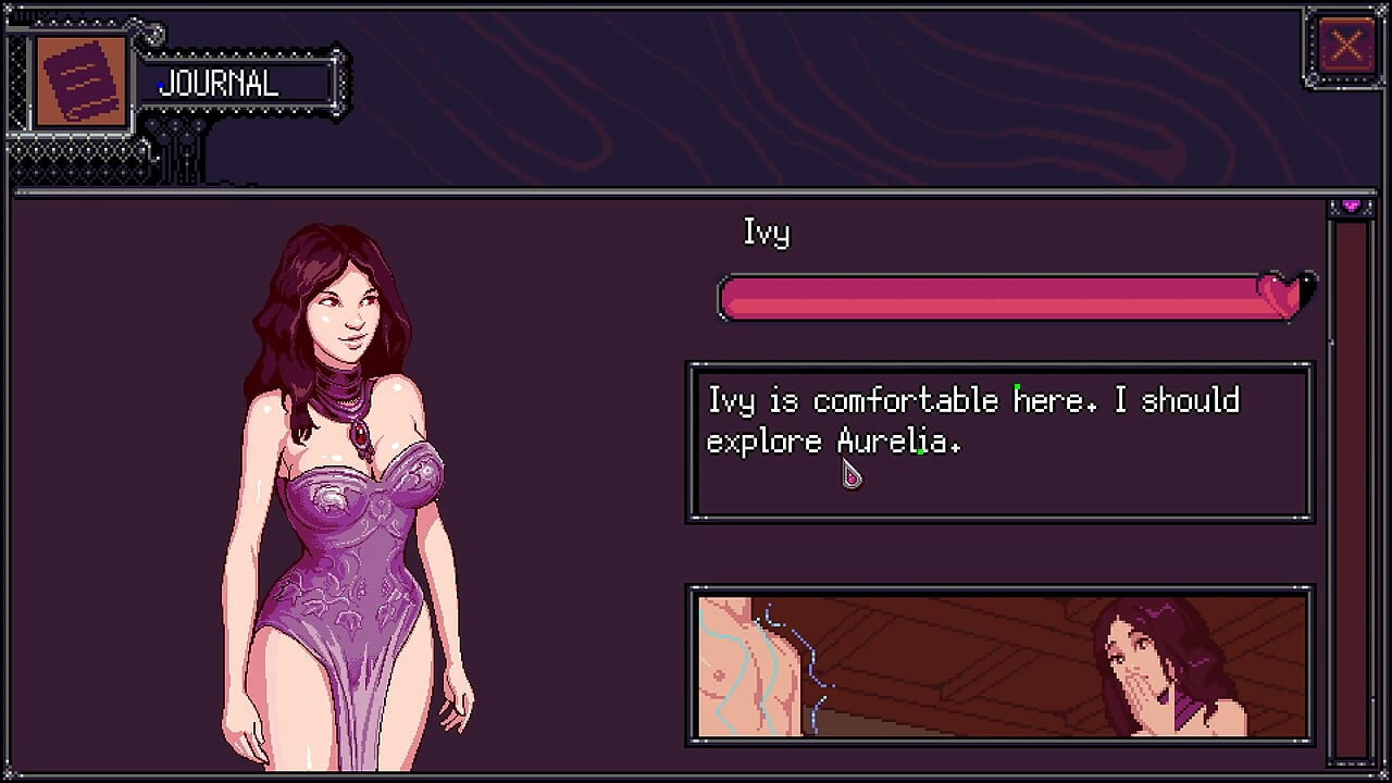 Aurelia game 100% desbloqueado galeria part1 - Ivy e Scarlet - história principal