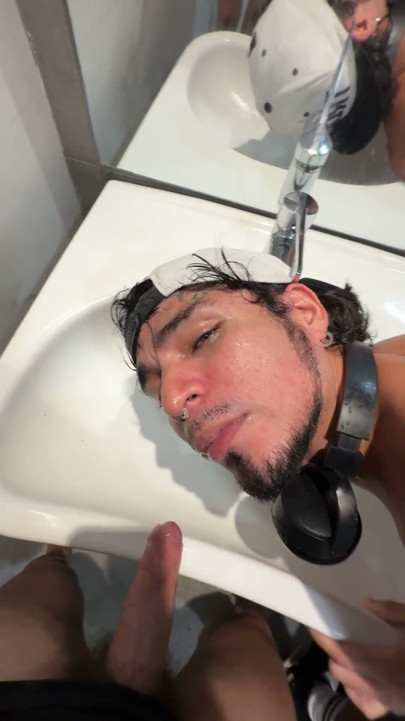 MALL RESTROOM PIG: FUCKED BARE AND HUMILIATED WITH PAPI’S DIRTY FEET ON MY TONGUE!!! | Clip 1