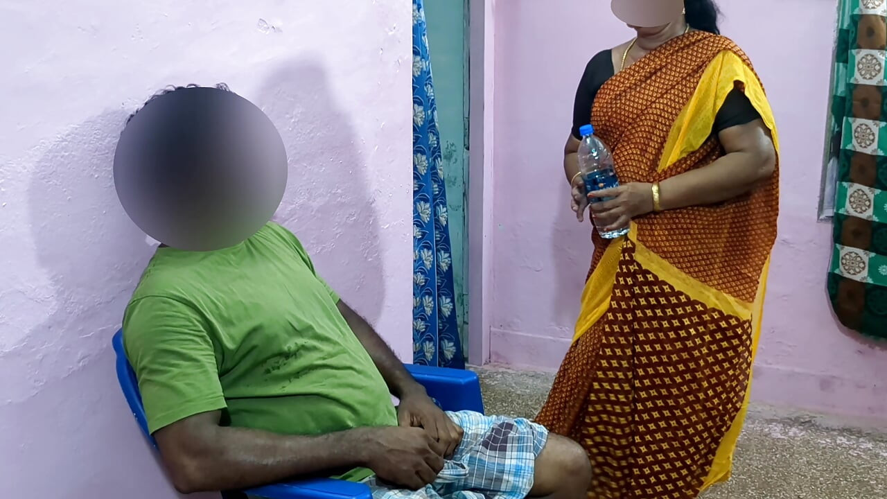 While I was sitting, Aunty brought me water to drink. I tried to touch her vagina. Hot and spicy sex.