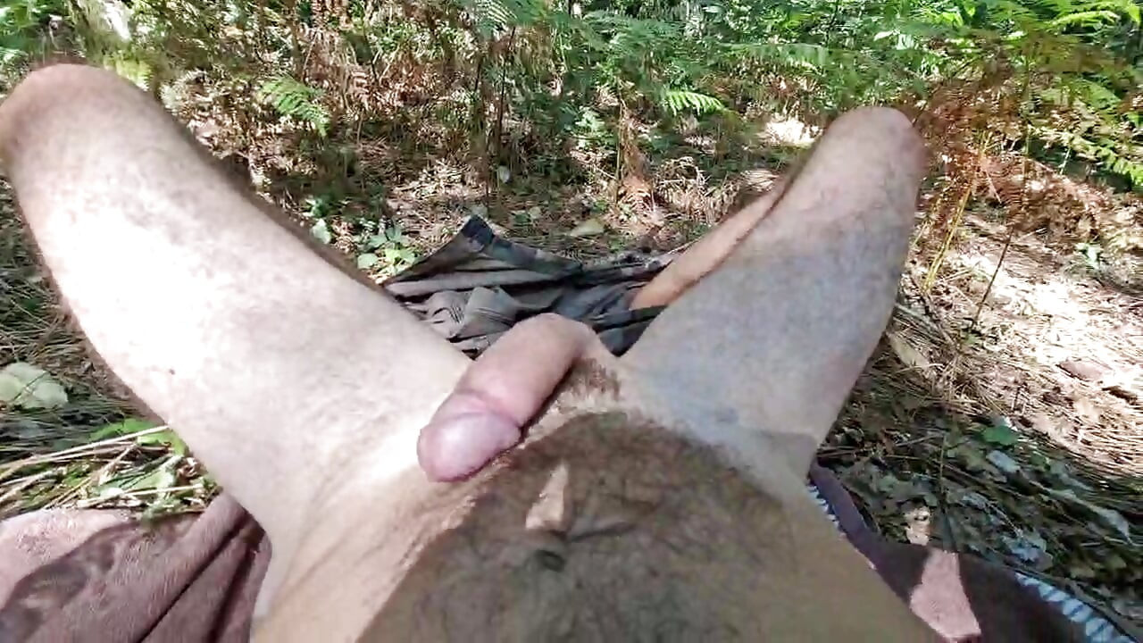 An hour of jerking in the middle of the forest, remi06cam4